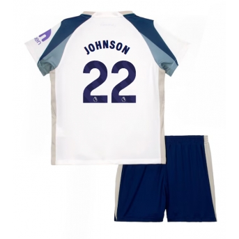 Billige Fotballdrakt Tottenham Hotspur Brennan Johnson #22 Replika Hjemmedraktsett Barn 2025-26 Kortermet (med bukser)